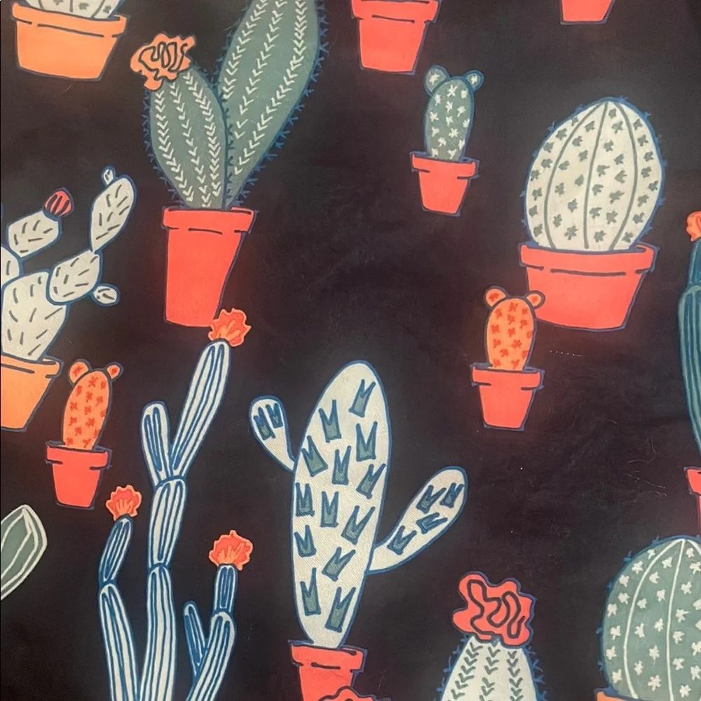 Penguin Cactus Print Men's Swim Shorts